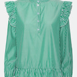 NunaIC Shirt - Green White Stripes