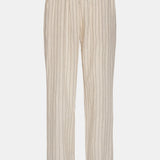 HannahIC Pants - Beige Linen Pinstripe
