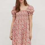 VIFlows Squareneck 2/4 Dress - Cloud Dancer