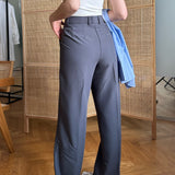 JXMary Regular HW Pant - Asphalt