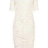 Alma Dress - Creme Flower