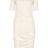Alma Dress - Creme Flower