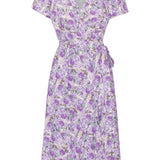 MollyIC Wrapped Dress - Lavendula