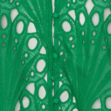 EstherIC Dress - Green Embroidery