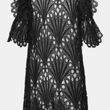 EstherIC Dress - Black Embroidery