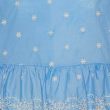 LulaIC Top - Soft Blue White Embroidery
