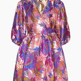 Noella Aya Wrap Dress - Fuchsia Mix