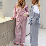 RilloIC Shirt - Light Pink White Stripe