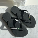 Havaianas Brazil Logo Flip Flop - Black