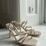 QQ-80 Milan Heels - Beige