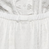ElieaIC Ruffle Dress - White