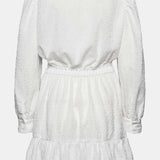 ElieaIC Ruffle Dress - White