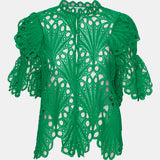EstherIC Shirt - Green Embroidery