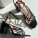 V7-16 Amalfi Heels - Black