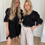 EstherIC Dress - Black Embroidery