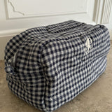 EmilieIC Cosmetic Bag - Navy Checks