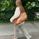 MayaIC Pants - Beige Black Checks