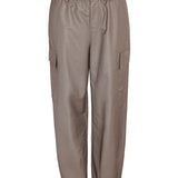 NMLarrie HW Cargo Pants - Rubber