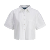 JXMolly SS Relaxed Poplin Shirt - White