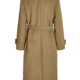 NMLeony LS Wool Long Coat - Capers
