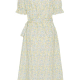 NaomiIC Long Dress - Pastel Garden Green