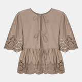 LulaIC Top - Mocca Embroidery