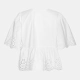 LulaIC Top - White Embroidery