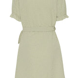 NaomiIC Dress - Bubble Check Sage