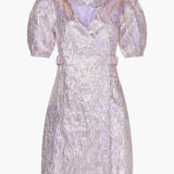 Noella Neva Belt Dress - Lavender/Silver Mix