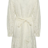 Noella Pixi Shirt Dress Lace - White