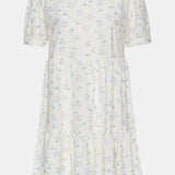VilmaIC Dress - Cream/Blue