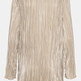 KellyIC Plissé Dress - Light Brown