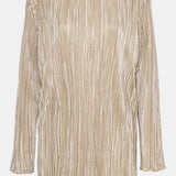 KellyIC Plissé Dress - Light Brown