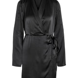 NMLeyla LS Blazer Dress W Belt - Black