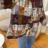 JosieIC Quilted Jacket - Multi Flower Print