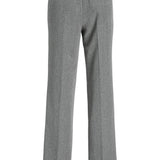 JXMary Melange Regular HW Pants - Dark Grey Melange