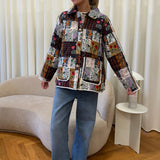 JosieIC Quilted Jacket - Multi Flower Print