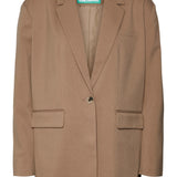 SNNaomi LS Oversize Blazer - Caribou