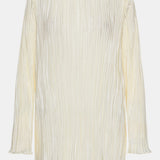 KellyIC Plissé Dress - Off White